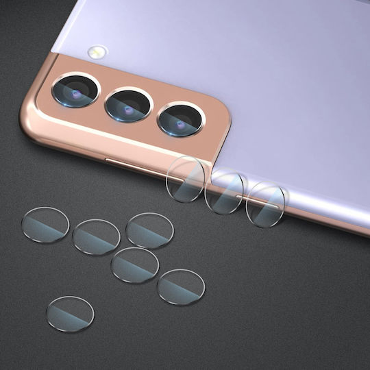 3MK Lens Flexible Glass Προστασία Κάμερας Tempered Glass Διάφανο για το Galaxy S21 5G