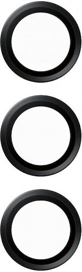 PanzerGlass Hoops Προστασία Κάμερας Tempered Glass Μαύρο για το Samsung S24 Plus
