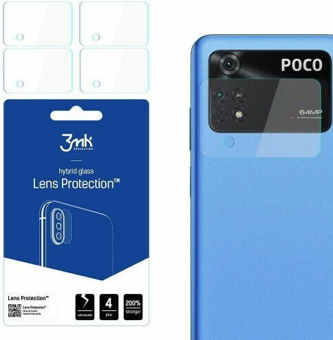 3MK Lens Camera Protection Tempered Glass Transparent for the POCO M4 Pro