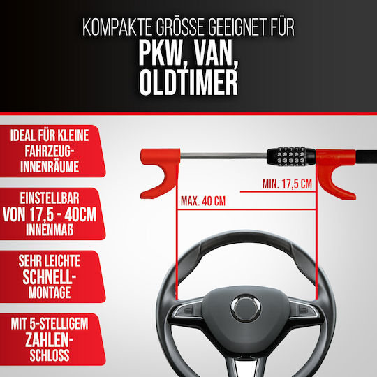 Heyner Dispozitiv Antifurt Blocare Volan Auto