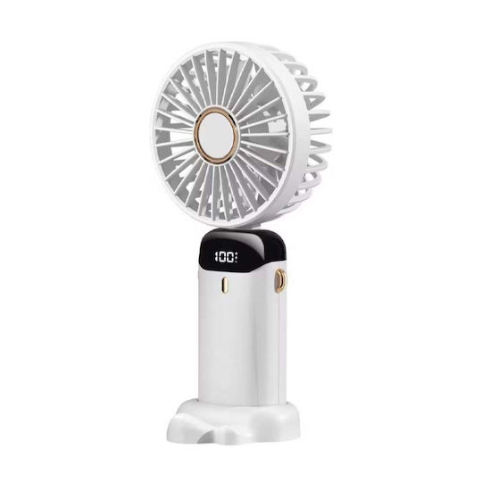 Ventilator De Mână USB Pliabil Alb