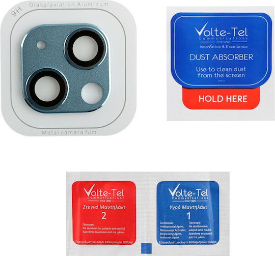 Volte-Tel Electroplating Camera Protection Metal Frame Blue for the iPhone 13 / 13 mini