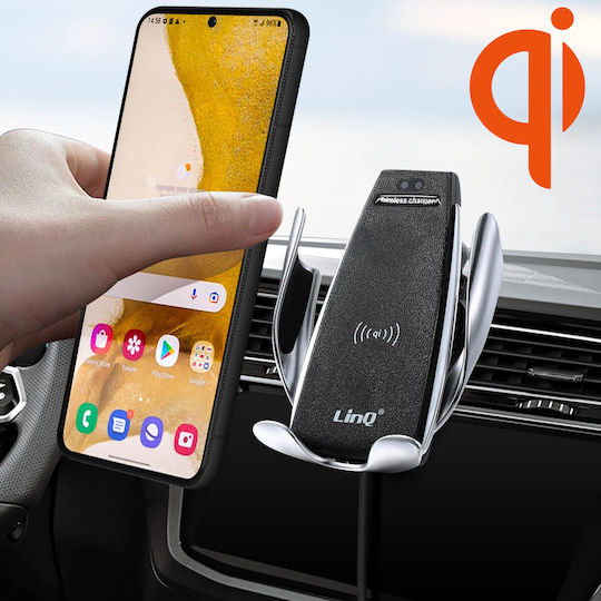 LinQ Car Mobile Mount 3.5-6.5 Inches with Adjustable Hooks Black