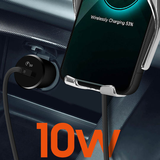 LinQ Car Mobile Mount 3.5-6.5 Inches with Adjustable Hooks Black