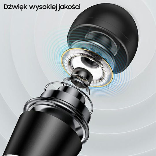 Usams EP-42 In-ear Handsfree Ακουστικά με Βύσμα 3.5mm Λευκό