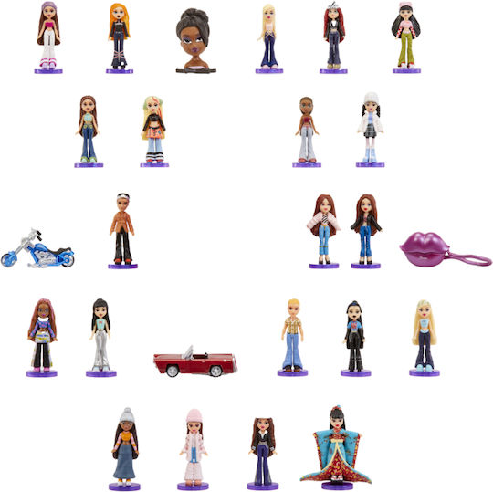 Bratz Mini-Puppe für Kinder ab 6 Jahren 10 cm (verschiedene Designs) 1 Stk 500841