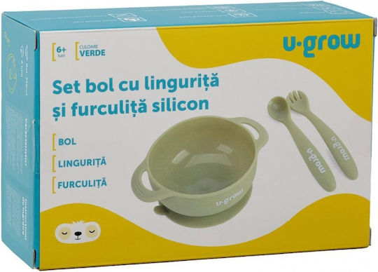 U-Grow Παιδικό Μπωλ Φαγητού από Σιλικόνη 3τμχ