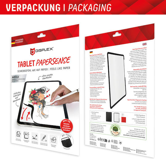 Displex Ματ Screen Protector (iPad Pro 11, iPad Air 4/5.) Μαύρο