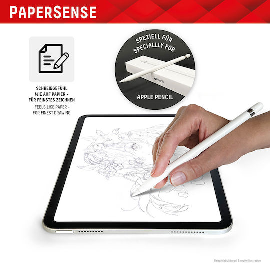 Displex Ματ Screen Protector (iPad Pro 2020/2021/2022 12.9") Μαύρο