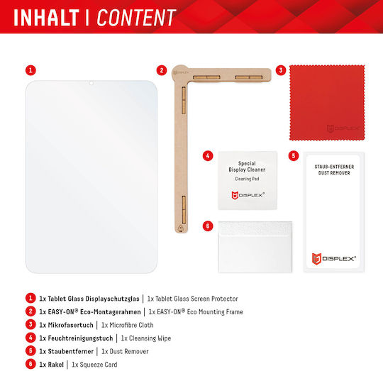 Displex Gehärtetes Glas (iPad Air 2024 13" German translation: iPad Air 2024 13")