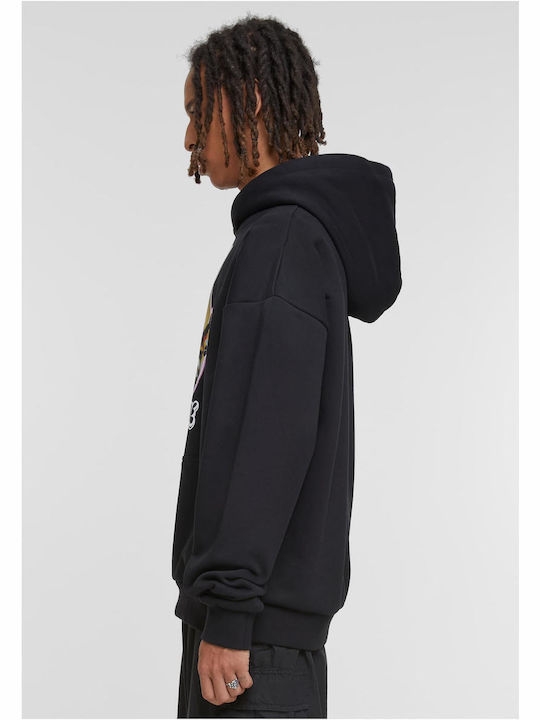 Oversize Sweatshirt with Hood Black