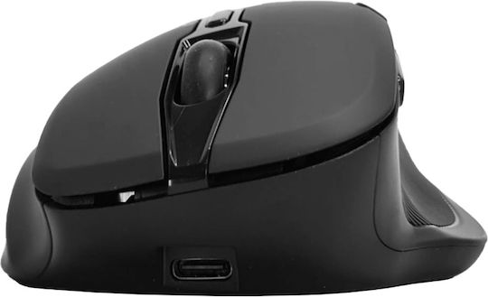 Powertech PT-1288 Kabellos Ergonomisch Maus Schwarz