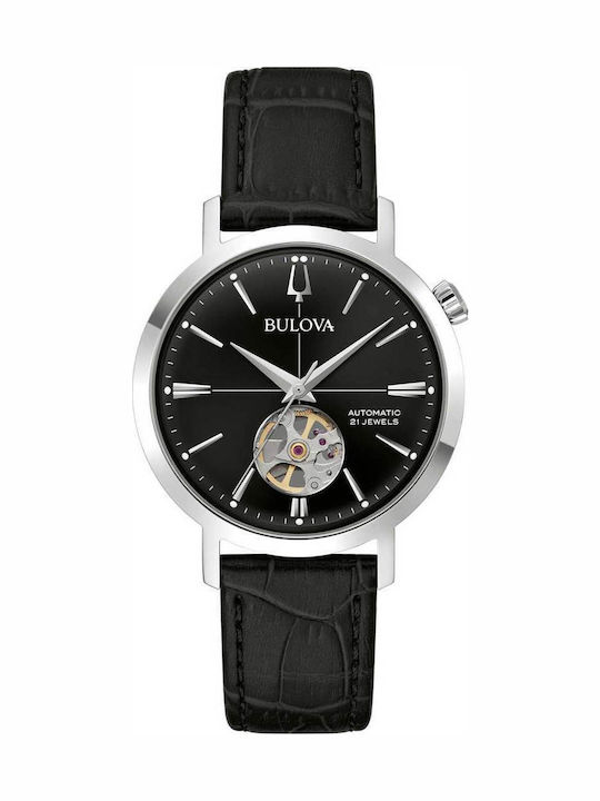 Bulova Ρολόι Μπαταρίας με Δερμάτινο Λουράκι Bulova Ρολόι Μπαταρίας με Δερμάτινο Λουράκι