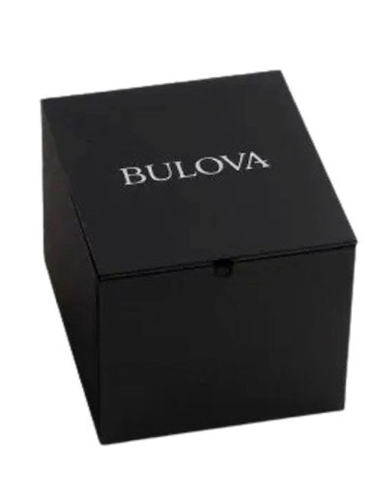 Bulova Ανδρικό Ρολόι Μπαταρίας με Καφέ Δερμάτινο Λουράκι
