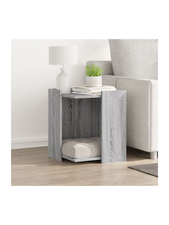 Square Side Table Grey Sonoma L42xW42xH51cm