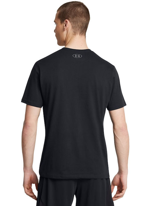 Under Armour Ua M Boxed Herren T-Shirt Kurzarm Schwarz