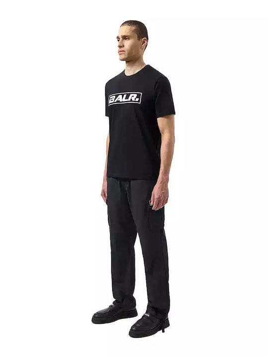 Balr. T-shirt Bărbătesc cu Mânecă Scurtă negru jet B1112.1266.102