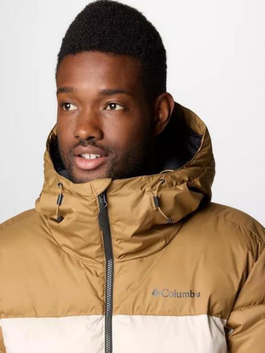 Slope Χειμωνιάτικο Μπουφάν Puffer Brown, White, Black
