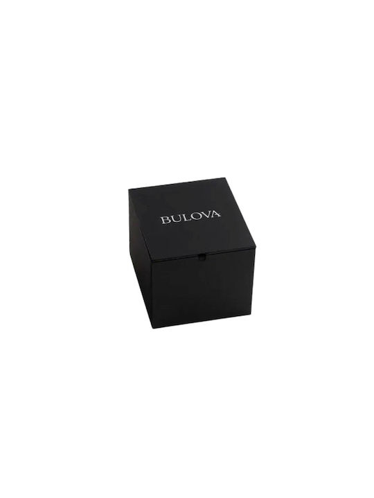 Bulova Sutton Γυναικείο Ρολόι 28mm Μπαταρίας με Ασημί Μεταλλικό Μπρασελέ