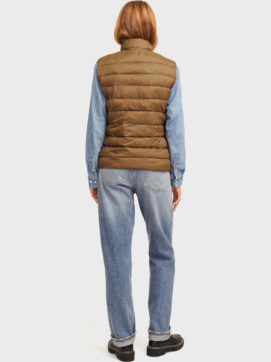 Nora Women's Short Lifestyle Jacket for Winter Chestnut