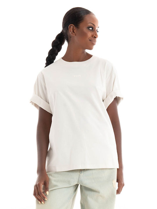 Hugo Boss Damen T-shirt Ecru