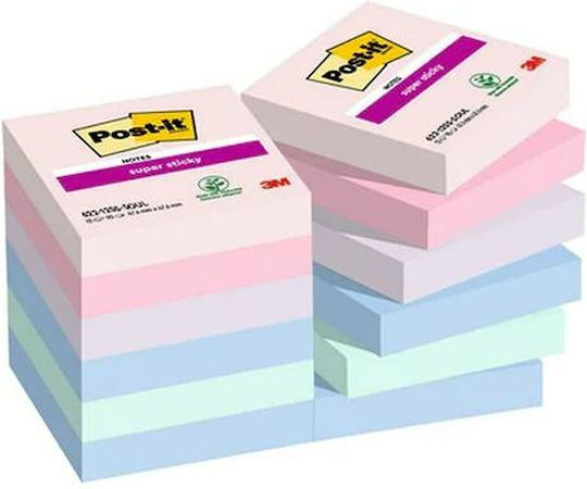 Post-it Αυτοκόλλητα Χαρτάκια Σημειώσεων σε Κύβο 4.76x4.76εκ.