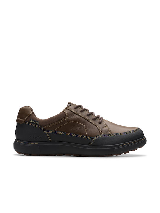 Clarks Sneakers Dark Brown Leather