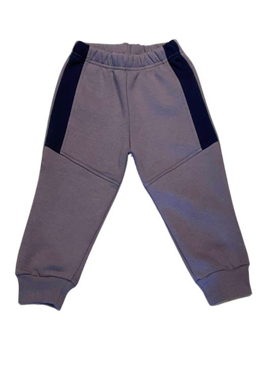 Kids Sweatpants Set navy grey 3pcs