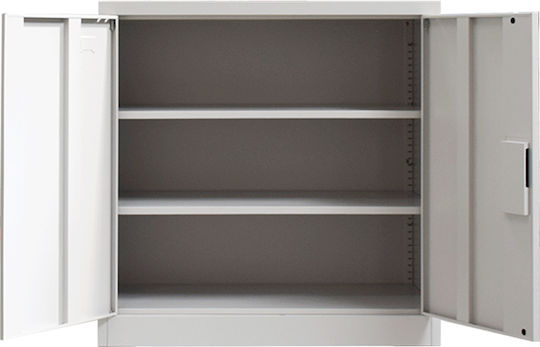 Двукрилен гардероб Armon Метал с 2 рафтове 90x45x90бр