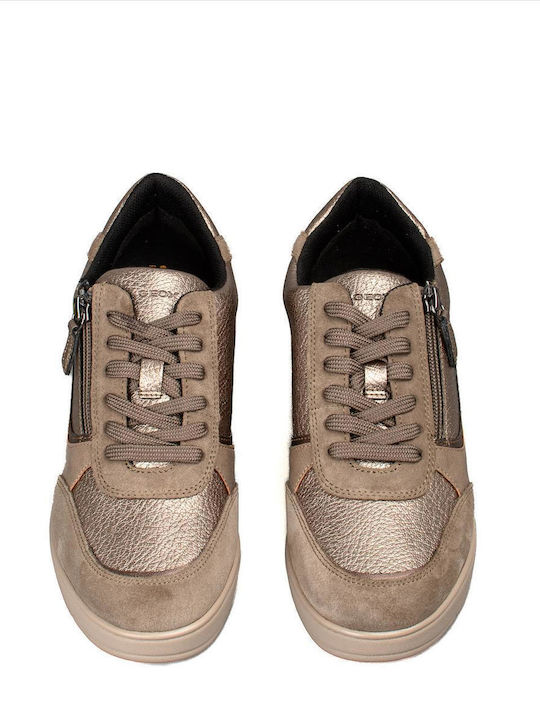 Geox Ilde Γυναικεία Sneakers Taupe