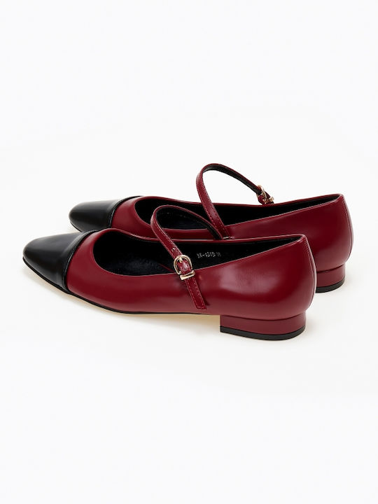 Issue Fashion Pantofi cu toc Burgundy