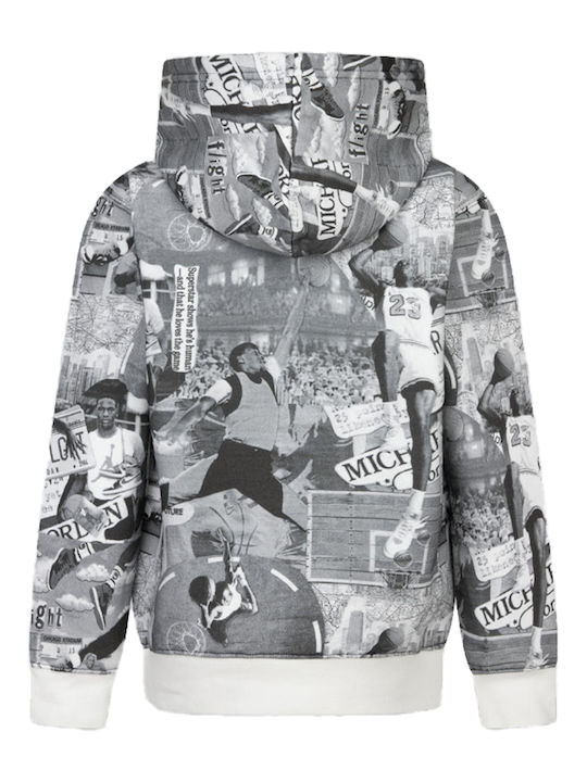 Nike Kids Sweatshirt with Hood Gray