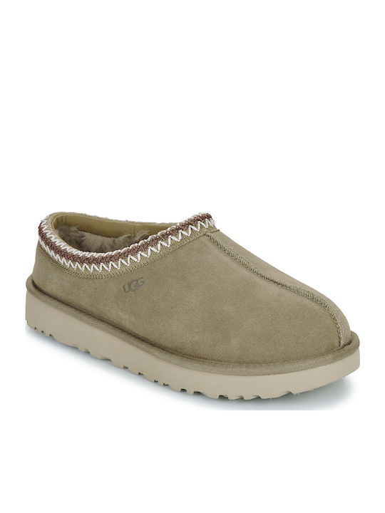 Tasman Winter Women's Slippers with Fur Brown