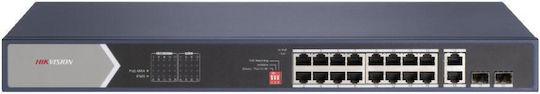 Hikvision DS-3E0510HP Unmanaged L2 PoE++ Switch with 9 Gigabit (1Gbps) Ethernet Ports
