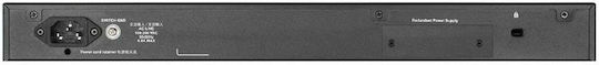D-Link DGS-1520-52MP/E Gestionat L3 PoE+ Switch cu 44 Porturi Gigabit (1Gbps) Ethernet și 2 Porturi SFP