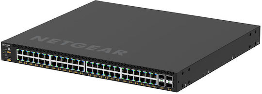 NetGear GSM4352 v1 Managed L2 PoE+ Switch with 48 Gigabit (1Gbps) Ethernet Ports and 4 SFP Ports