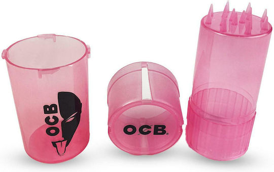 Grinder OCB Kunststoff 40mm 2 1 Rosa
