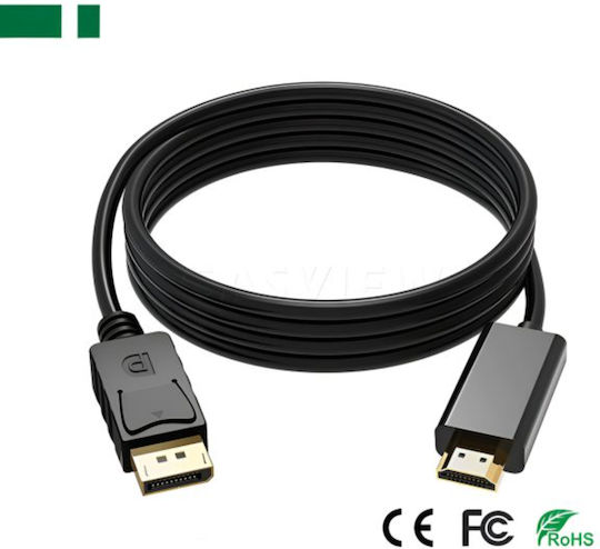 Anga 4k * 2k Display Port Cable HDMI male - HDMI male 1.8m Black