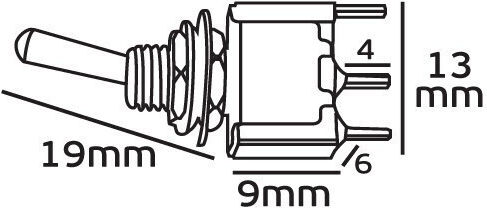 VK Lighting Διακόπτης On/Off/On