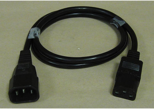 Goobay IEC C13 - IEC C14 Kabel 2m Schwarz (50081)