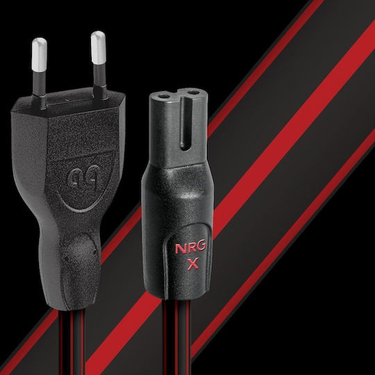 Audioquest NRG-X2 Euro - IEC C7 Cable 3m Μαύρο
