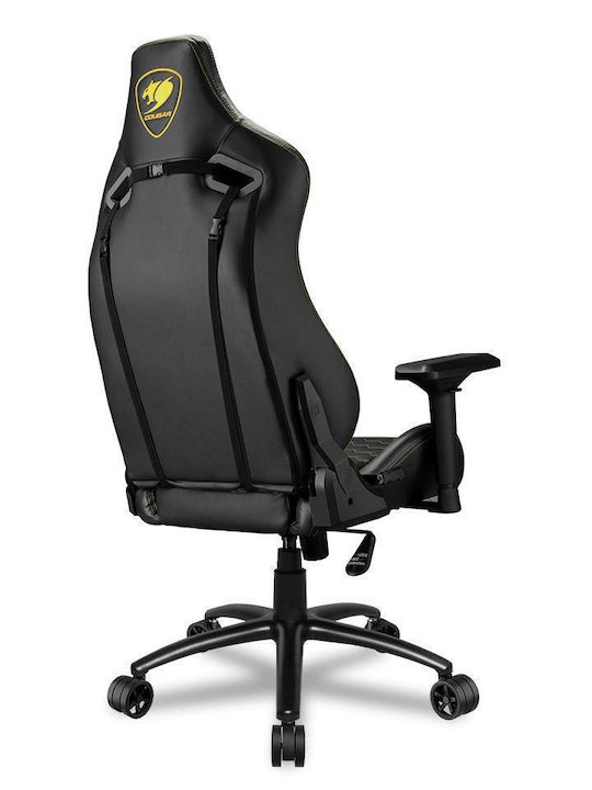 Cougar Outrider S Royal Artificial Leather Gaming Chair with Adjustable Arms Black