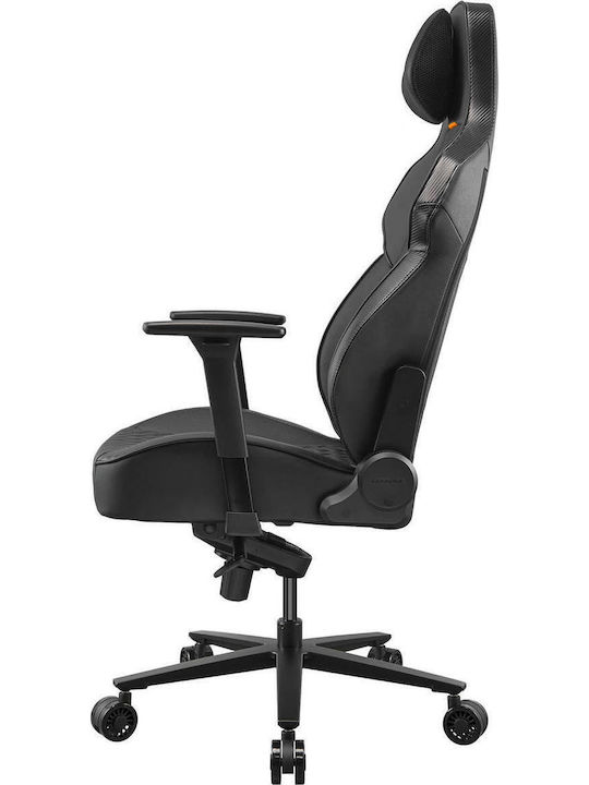 Cougar NxSys Aero Black Καρέκλα Gaming Δερματίνης με Ρυθμιζόμενα Μπράτσα και RGB Φωτισμό Μαύρη