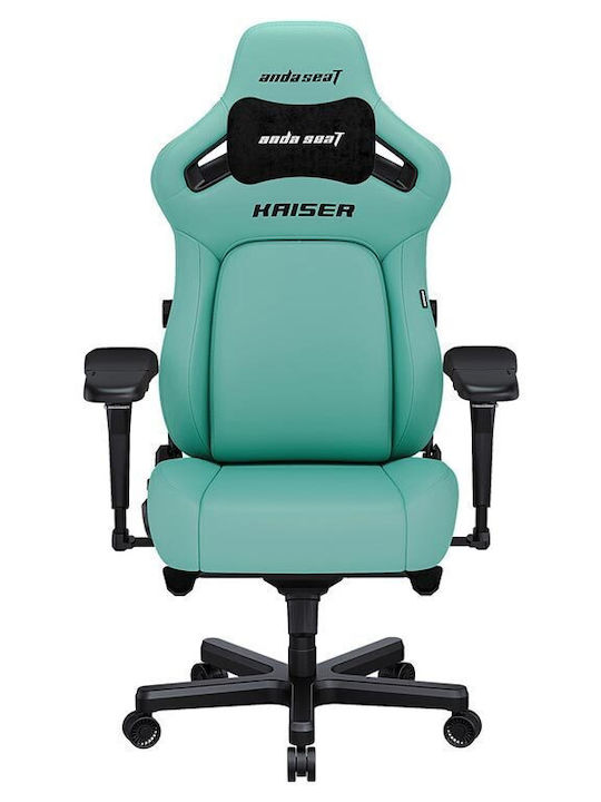 Anda Seat Kaiser 4 L Καρέκλα Gaming Δερματίνης με Ρυθμιζόμενα Μπράτσα Πράσινη