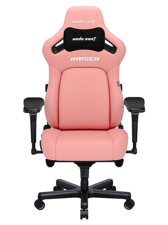 Anda Seat Kaiser 4 L Καρέκλα Gaming Δερματίνης με Ρυθμιζόμενα Μπράτσα Ροζ