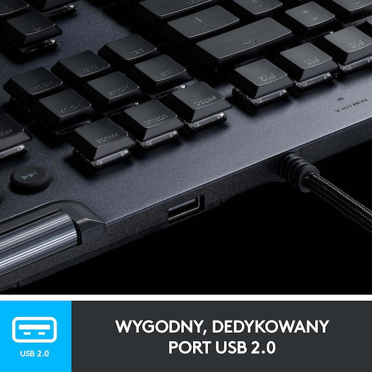 Logitech G815 Lightsync RGB Gaming Mechanische Tastatur mit GL Linear Schaltern und RGB-Beleuchtung (Englisch US)