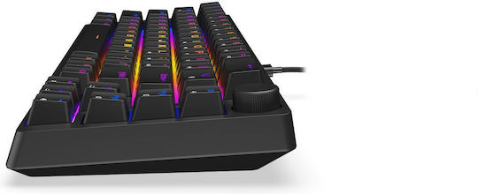 Krux Atax Pro RGB Gaming Mechanical Keyboard Tenkeyless with Outemu Red switches and RGB lighting (English US)