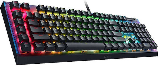 Razer Blackwidow V4 X Gaming Mechanical Keyboard with Razer Yellow switches and RGB lighting (English US) Fortnite + Skin