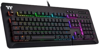 Thermaltake Level 20 GT Gaming Mechanical Keyboard with Cherry MX Silver switches and RGB lighting (English US) Silver