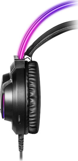 Defender Flame Auf dem Ohr Gaming-Headset mit Verbindung 2x3,5mm / USB Schwarz
